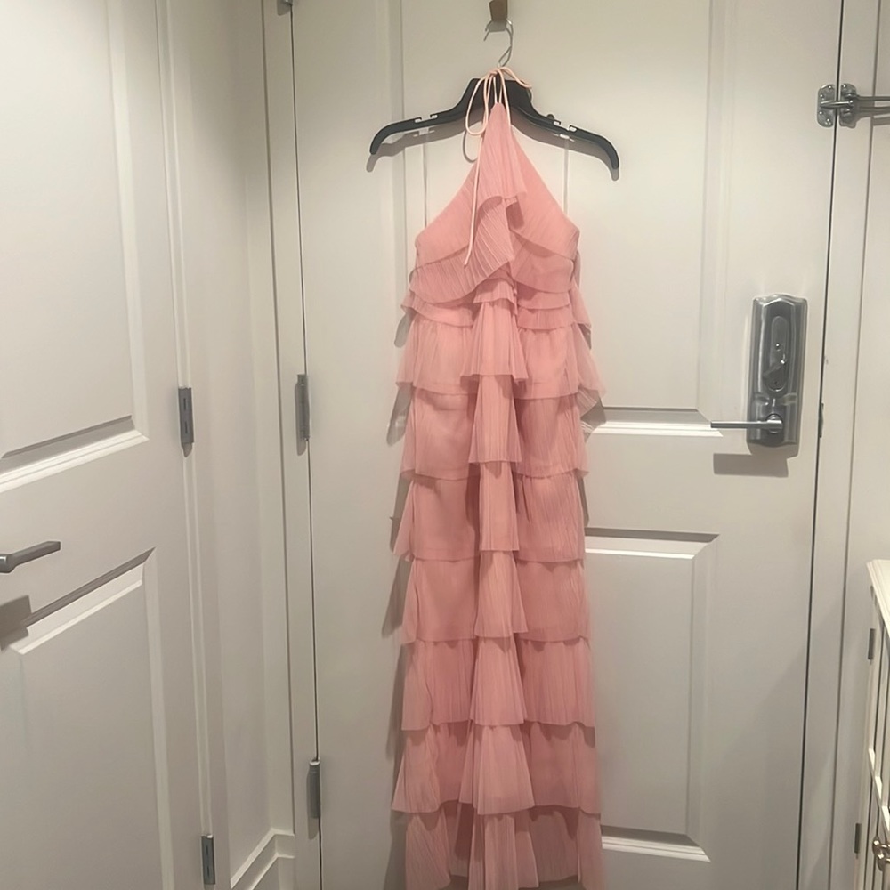 Boutique Pink Tiered Dress